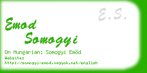 emod somogyi business card